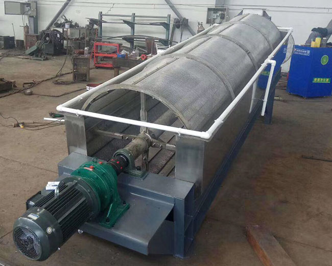 復(fù)合肥滾筒篩包含機(jī)架，滾筒篩和滾筒